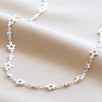 Starry Choker Necklace in Silver