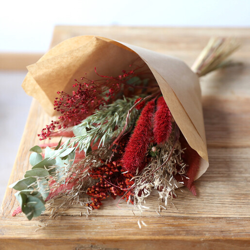 Lisa Angel Christmas Personalised Dried Flower Bouquet