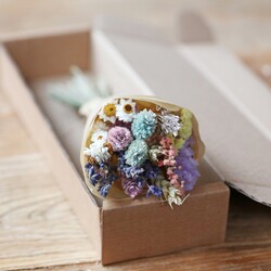 Natural Dried Flower Posy Bouquet Letterbox Gift