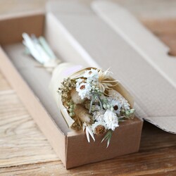 Pastel Dried Flower Posy Bouquet Letterbox Gift | Lisa Angel