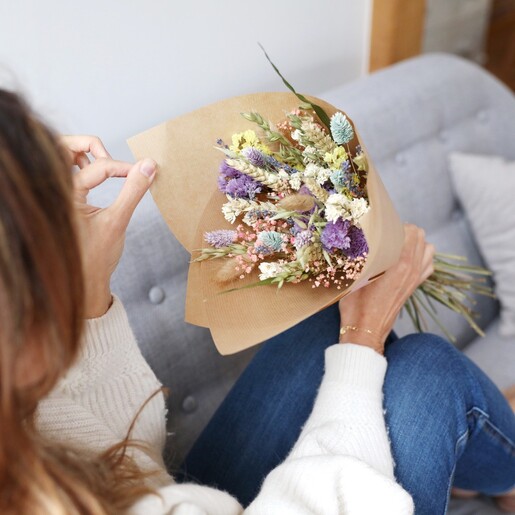Personalised Dried Flower Bouquet Gifting Lisa Angel