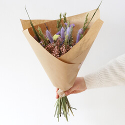 Natural Dried Flower Posy Bouquet Letterbox Gift