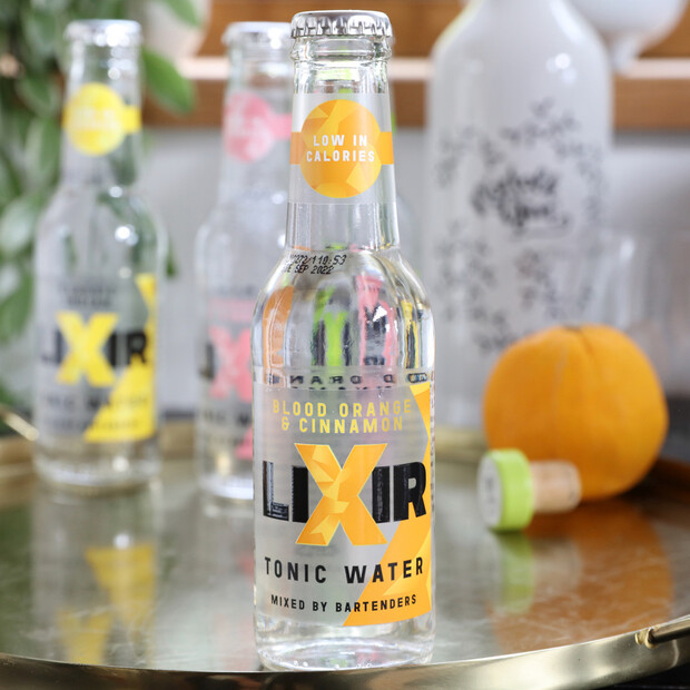 Lixir 20cl Bottle of Blood Orange and Cinnamon Tonic Water Lixir 20cl Bottle of Blood Orange and Cinnamon Tonic Water