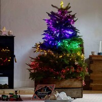 9 Metre Plug In Rainbow Ombre LED String Lights