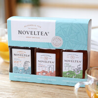 Noveltea Set of Three 25cl Teas Blended with Rum, Whisky & Gin