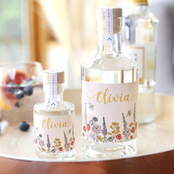 Personalised Wildflower Alcohol