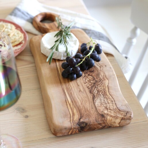 Natural Olive Wood Cutting/Cheese Board from Israel - 15