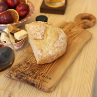 Personalised Irregular Shape Olive Wood Serving Board