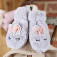 Powder Children's Fluffy Bunny Mittens