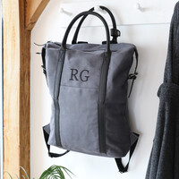 Personalised Canvas Urban Utility Backpack