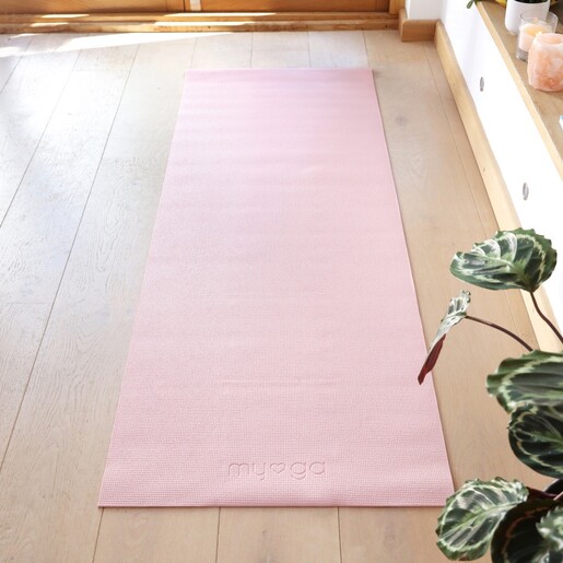 Fitness  Suede Printed Yoga Mat - Morning Pastel
