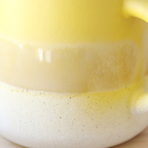 Lisa Angel with Sass & Belle Mojave Glaze Yellow Mug