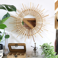 Sass & Belle Rattan Starburst Mirror