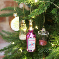 Sass & Belle Set of 4 Christmas Tequila Baubles