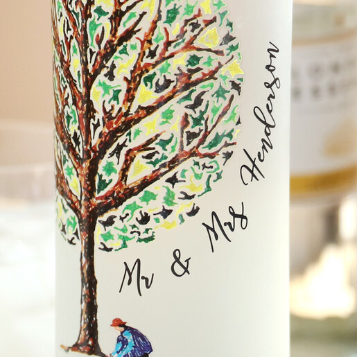 70CL  Lisa Angel Personalised Bottle of Sapling Vodka