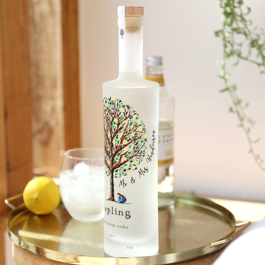 Personalised Sapling Vodka Lisa Angel