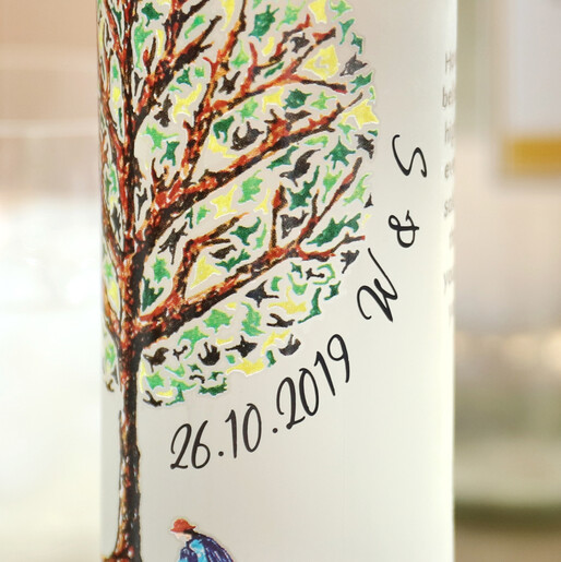 35CL  Lisa Angel Personalised 35CL Bottle of Sapling Vodka
