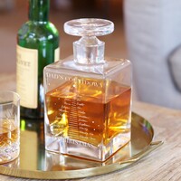 Personalised LSA Christmas Countdown Advent Whisky Decanter