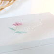 Personalised Birth Flower Jewellery Box with Pull Drawers