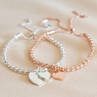 Personalised Adjustable Sparkle Bead Bracelet