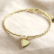 Lisa Angel Gold Personalised Dainty Seed Bead & Pearl Bracelet