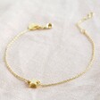 Lisa Angel Ladies' Single Star Bead Bracelet in Gold