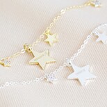 Personalised Tiny Crystal Star Charm Necklace