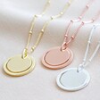 Lisa Angel Ring and Disc Pendant Necklaces