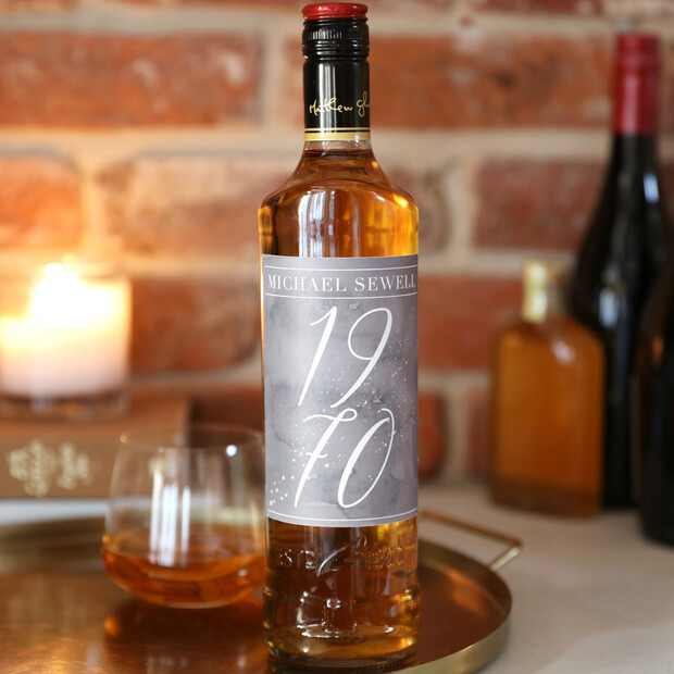 Personalised Date Famous Grouse Whisky Personalised Date Famous Grouse Whisky