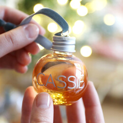 Personalised Mini Gin Bauble