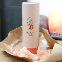 Amber Scented Himalayan Bath Salt Rocks