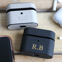 Personalised Vegan Leather AirPods PRO Case