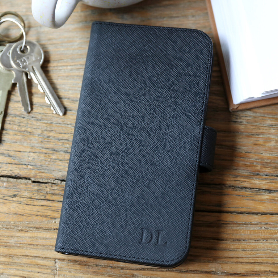 Black Vegan Leather iPhone Wallet Case | Lisa Angel Accessories Collection | Lisa Angel