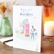 Colourful Enjoy Your New Home Greeting Card