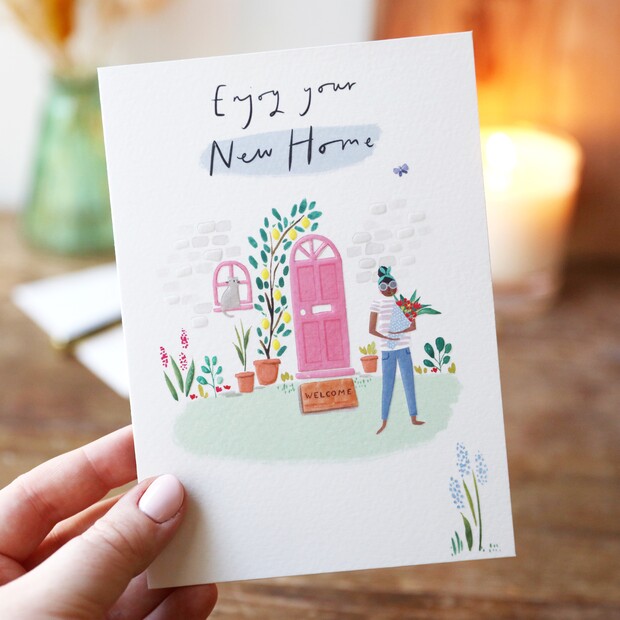 Enjoy Your New Home Greetings Card Enjoy Your New Home Greetings Card
