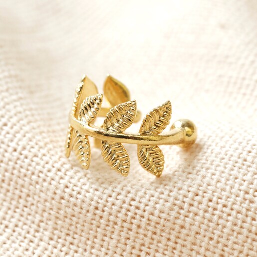 Lisa Angel Fern Ear Cuff in Gold