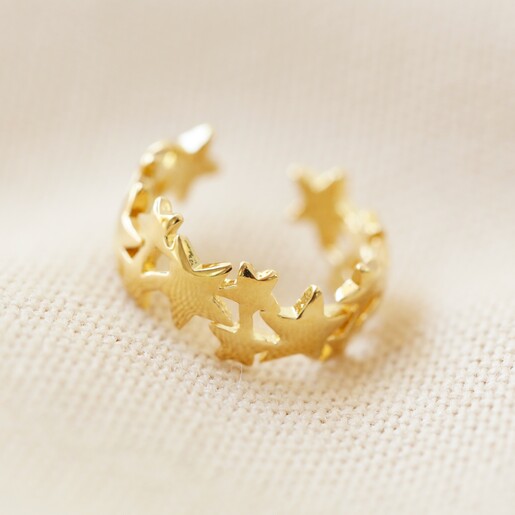 Lisa Angel Star Ear Cuff in Gold 