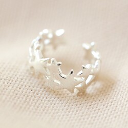 Star Ear Cuff in Silver