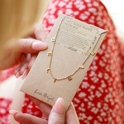 Believe Charm Necklace in Gold