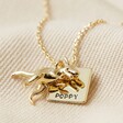 Lisa Angel Ladies' Personalised Gold T-Rex Necklace