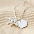 Lisa Angel Ladies' Personalised Silver Triceratops Necklace