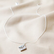 Lisa Angel Ladies' Thoughtful Personalised Small Silver Envelope Necklace