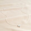 Lisa Angel Delicate Rainbow Crystal Edge Star Pendant Necklace in Silver