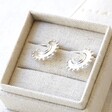 Tala Lani Sterling Silver Baroque Hoop Earrings in Packaging