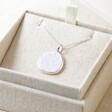 Tala Lani Sterling Silver Hammered Pebble Necklace in Packaging