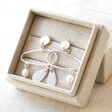 Gift Box with Tala Lani Sterling Silver and Freshwater Pearl Statement Earrings