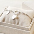 Tala Lani Sterling Silver Pearl and Ring Charm Bracelet in 