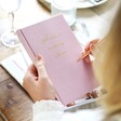 Lisa Angel Ladies' Personalised Fabric Wedding Planner Notebook