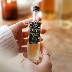 5cl Bottle of Black Shuck Honey Rum Liqueur
