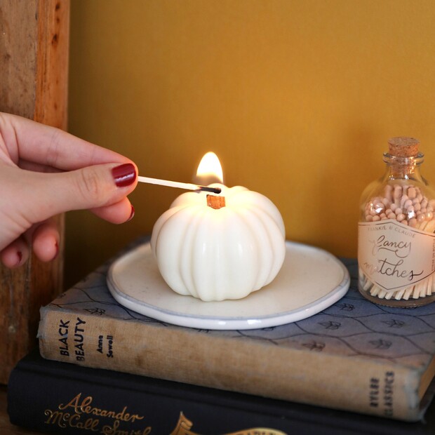 The Candle Brand Pumpkin Latte Woodwick Candle The Candle Brand Pumpkin Latte Woodwick Candle
